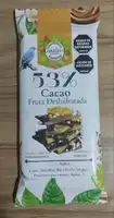 Tabletas de Chocolate con Fruta Deshidratada 53% Cacao 80Gr