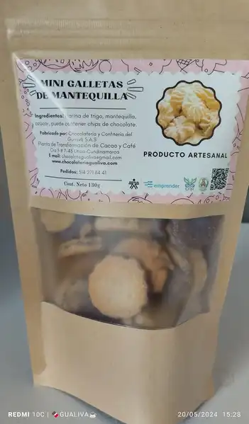 Galletas Artesanales de Mantequilla 130Gr