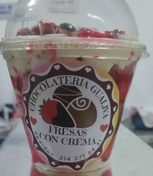 Fresas con Crema 250Gr