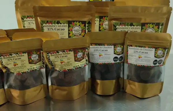 Bombones de Chocolate 37% y 53% Cacao 80Gr